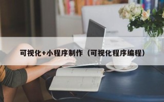 招远可视化+小程序制作（可视化程序编程）